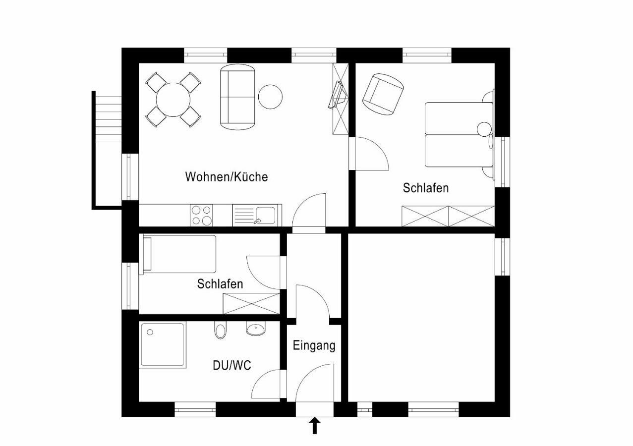 Tal-Residenz Whg 1 Lägenhet Bad Salzuflen Exteriör bild